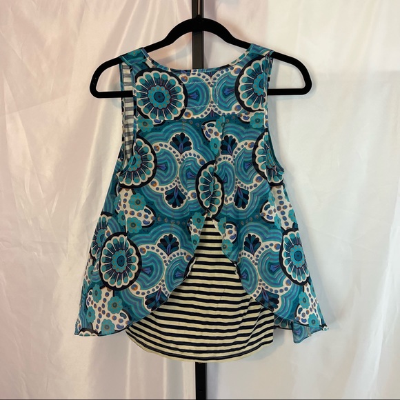 Anthropologie Meadow Rue Flowy Medallion Print Tank Top, size Small - Picture 7 of 7